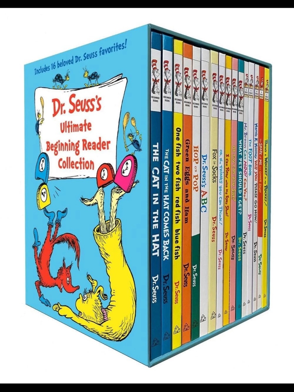 Dr. Seuss's Ultimate Beginning Reader Boxed Set Collection Hardcover 16 Books!
